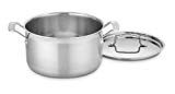 Cuisinart MCP44-24N MultiClad Pro Stainless 6-Quart Saucepot with Cover