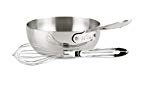 All-Clad 4212 Stainless Steel Saucier Sauce Pan Cookware, 2-Quart, Silver