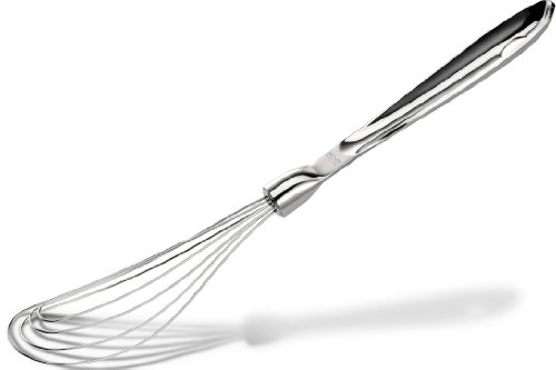 All-Clad T134 Stainless Steel Flat Whisk/Kitchen Tool, 13-Inch, Silver