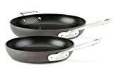 All-Clad E7859064 HA1 Hard Anodized Nonstick Fry Pan Cookware Set, 10 inch and 12 inch Fry Pan, 2 Piece, Black