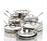 banchasawad Copper Core 5-Ply Bonded Dishwasher Safe Cookware Set, 14-Piece