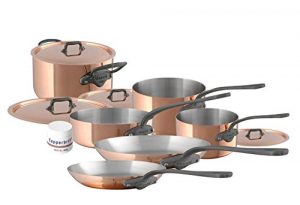 Mauviel 10-piece Copper Cookware Set